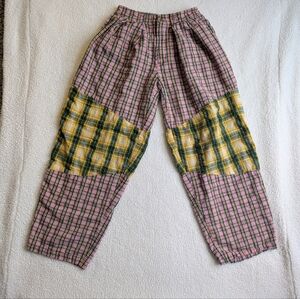 Like New BDG Mixed Plaid Patchwork Baggy Pants from Urban Outfitters